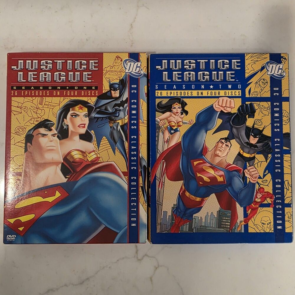 Justice League Animated DVD Season 1 & 2 ~ DC Comics Classic Collection